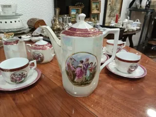 Juego de café de porcelana