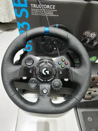 Logitech G923 + Cambio + Scatola volante e pedali
