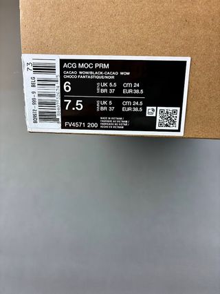 Nike ACG Moc PRM Cacao Wow Black EU 38.5