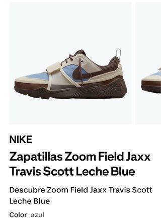 Nike Zoom Field Jaxx Travis Scott Leche Blue