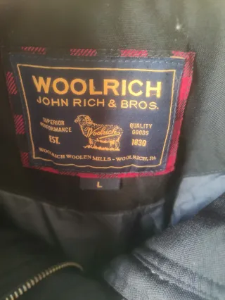 Giubbotto Woolrich donna nero taglia L