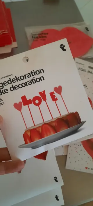 Pack Decoración San Valentín Corazón Rojo