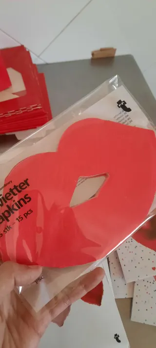 Pack Decoración San Valentín Corazón Rojo