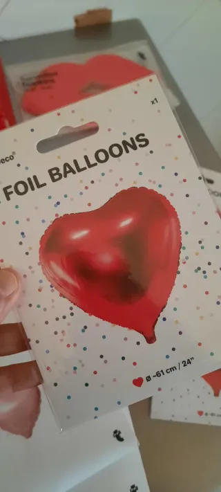 Pack Decoración San Valentín Corazón Rojo