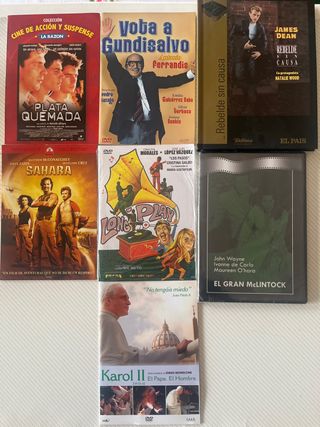Lote 7 Películas DVD 3€ cada una