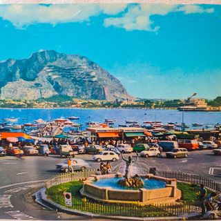 Postal Turística Vintage - Mondello, Itália