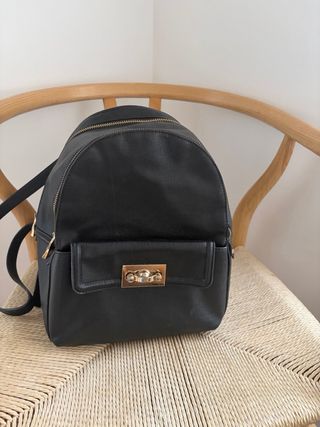 Mochila Zara Negra Mujer