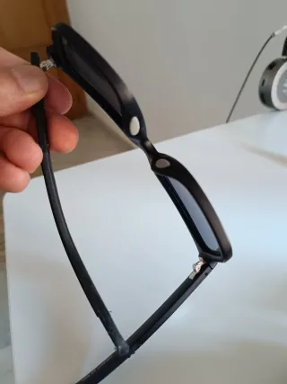 Gafas de sol polarizadas Reebok hombre negras