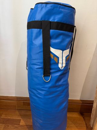 Saco de boxeo azul