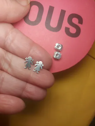 Pendientes  pequenos Tous Niña Plata