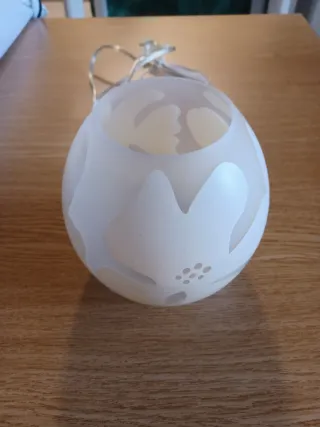 Lampada decorativa a sfera floreale