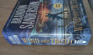 Viento y verdad firmado numerado brandon sanderson