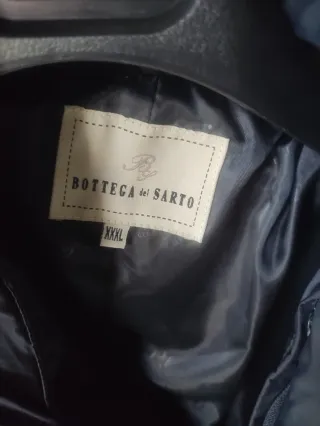 Piumino Bottega del Sarto Uomo Tg 50-52 Nero nuovo