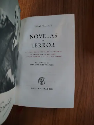 Novelas de acción, novelas de Terror