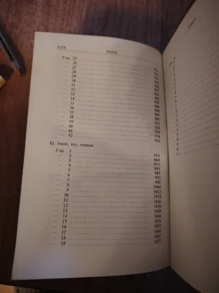 Novelas de acción, novelas de Terror