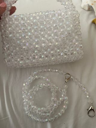 Bolso de mano transparente super elegante y único