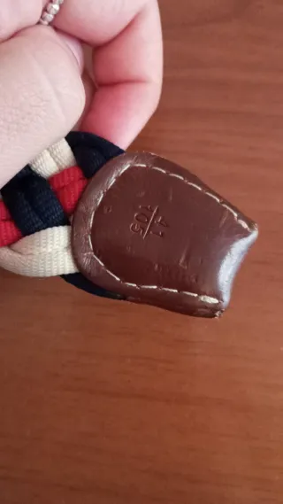 Cinturón trenzado hombre multicolor