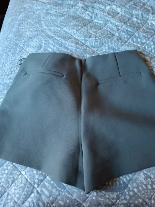 Falda pantalón Zara gris