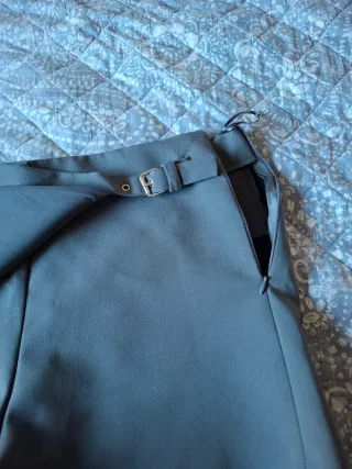 Falda pantalón Zara gris