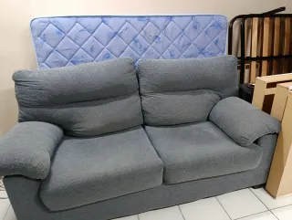Sofá de 3 plazas gris