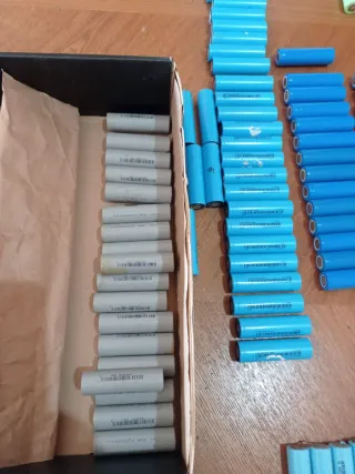 Lotto Batterie Litio 18650