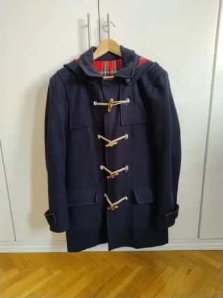 Trenca Silbon Azul con Capucha