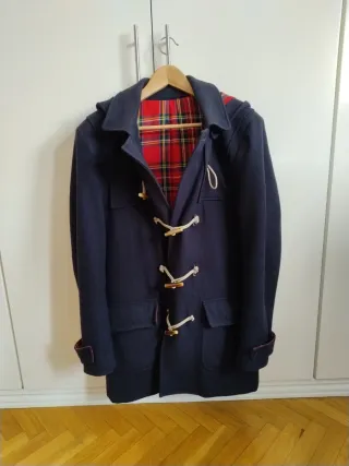 Trenca Silbon Azul con Capucha