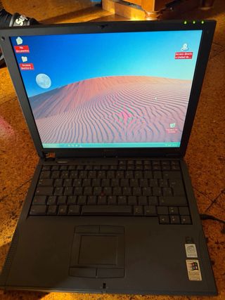 Portátil HP Pentium III Clásico Negro