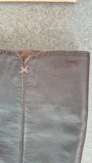 Botas de piel Camper marrones