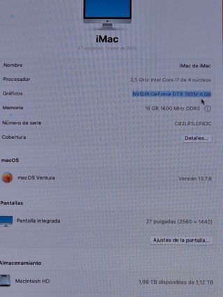 iMac Pro 27, i7, Grafica GTX 4GB, disco Fusion 1TB