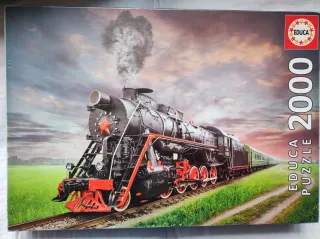 Puzzle Educa 2000 Piezas Tren Vapor