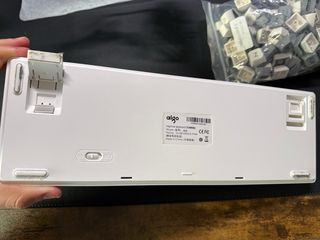 Teclado Mecánico Inalámbrico Beige/Gris