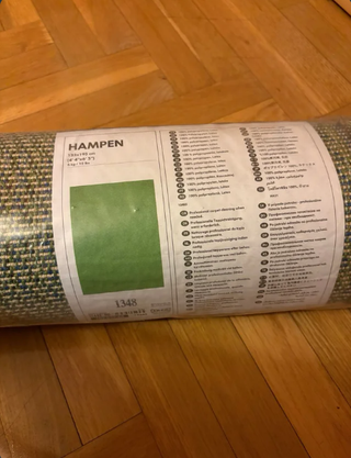 Alfombra Ikea Hampen Verde Nueva