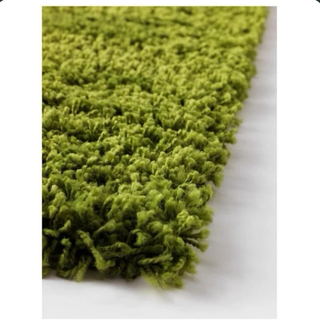 Alfombra Ikea Hampen Verde Nueva