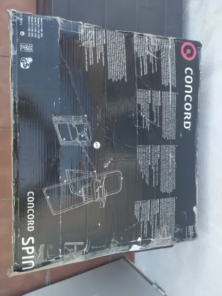 Trona plegable de aluminio Conord Spin