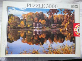 Puzzle Educa 3000 Piezas Otoño Lago