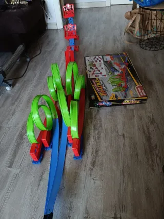 Circuito de Coches Track Racing con 59 Piezas