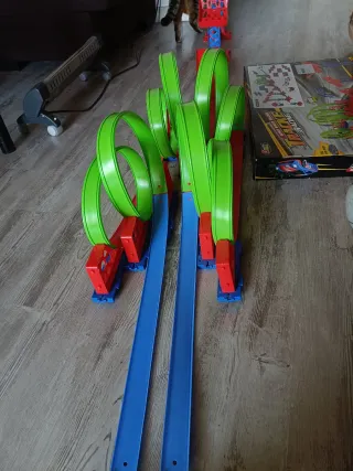 Circuito de Coches Track Racing con 59 Piezas