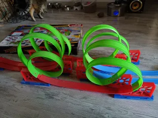 Circuito de Coches Track Racing con 59 Piezas