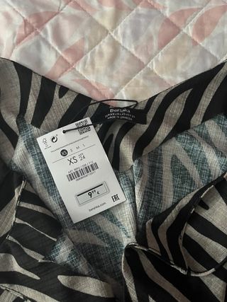 Top Bershka Animal Print Talla XS