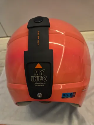 Casco POCito ski niña coral/rosa