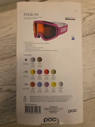 Casco POCito ski niña coral/rosa