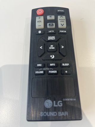 Barra Sonido + Subwoofer + Mando Bluetooth/Óptico