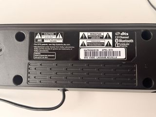 Barra Sonido + Subwoofer + Mando Bluetooth/Óptico