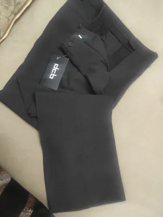 Pantalones de vestir grises talla 40