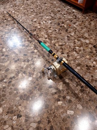 Caña y carrete shimano tiagra 130