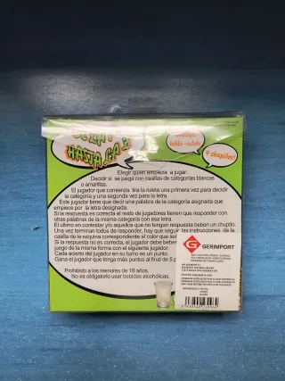 Juego de chupitos De la A hasta la Z