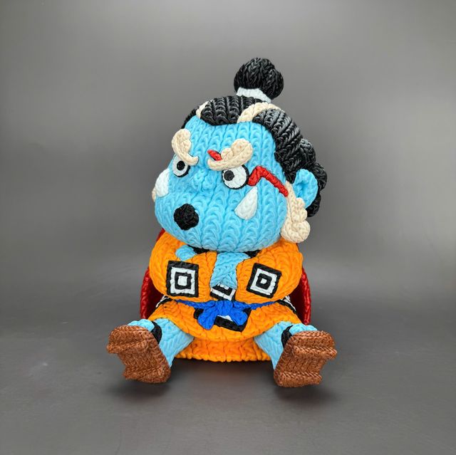 Figura crochet Jinbe One Piece 3D