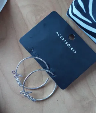 Pendientes Aro Amour color Plata