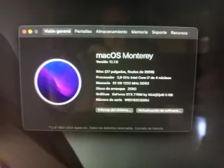 Imac 27, i7 2.8 32GB 2.5TB GTX 770 Late 2009